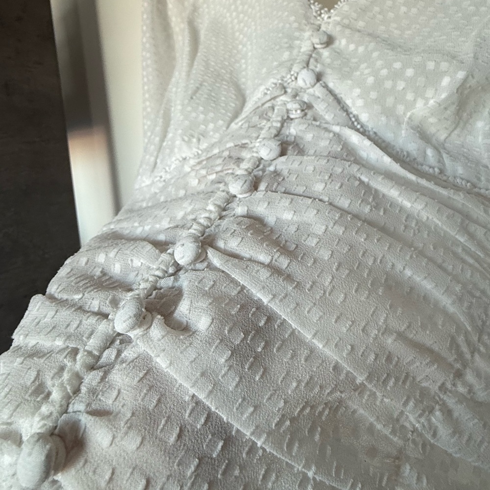 Rare Jessica Simpson White Blouse - Picture 3 of 6